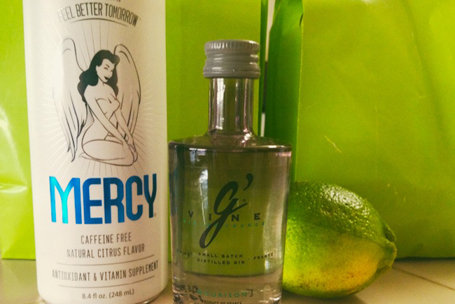 Mercy - hangover prevention drink!