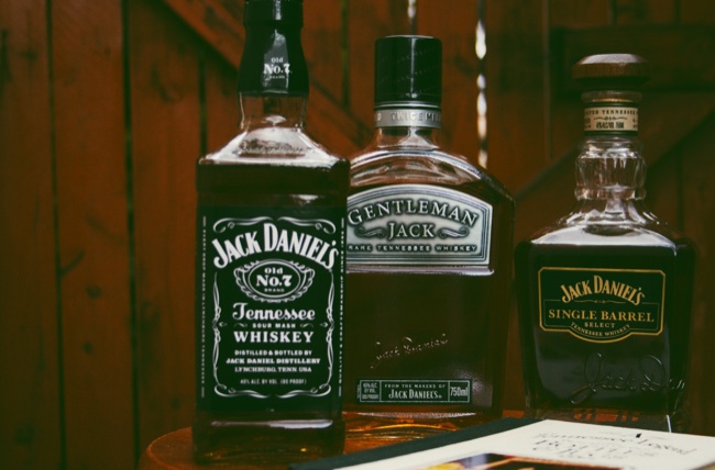 jack daniel's whiskies
