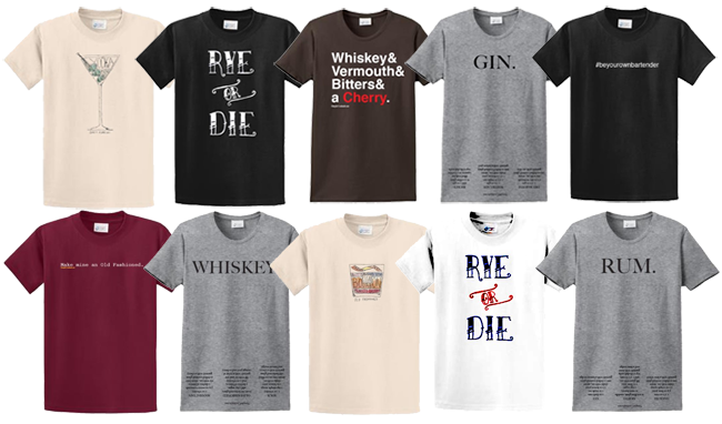 simple cocktails store shirts