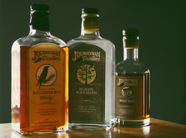 journeyman whiskies and gin