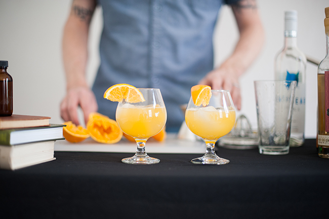 screwdriver cocktails: fancy and fresh